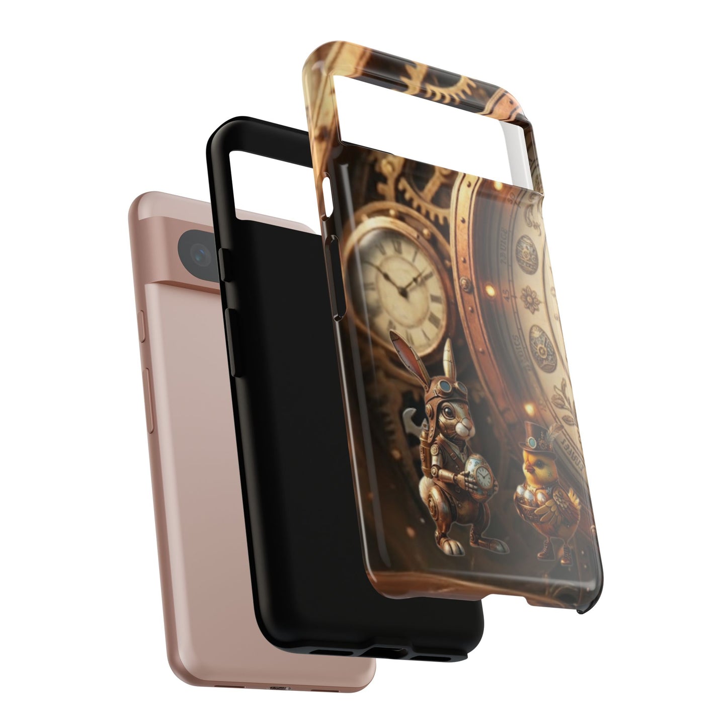 Protective Phone Case – Clockwork Cottontail