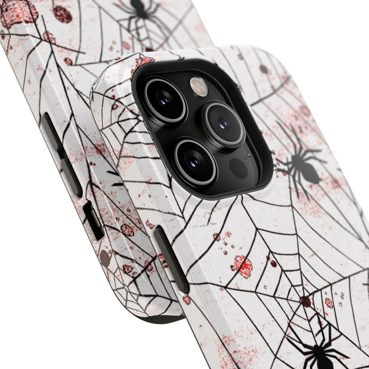 Impact-Resistant Phone Case – Blood Web