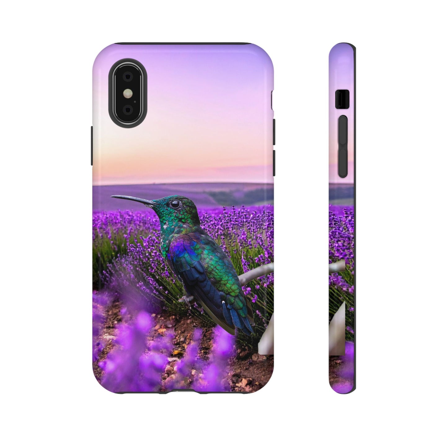 Protective Phone Case – Hummingbird Reverie