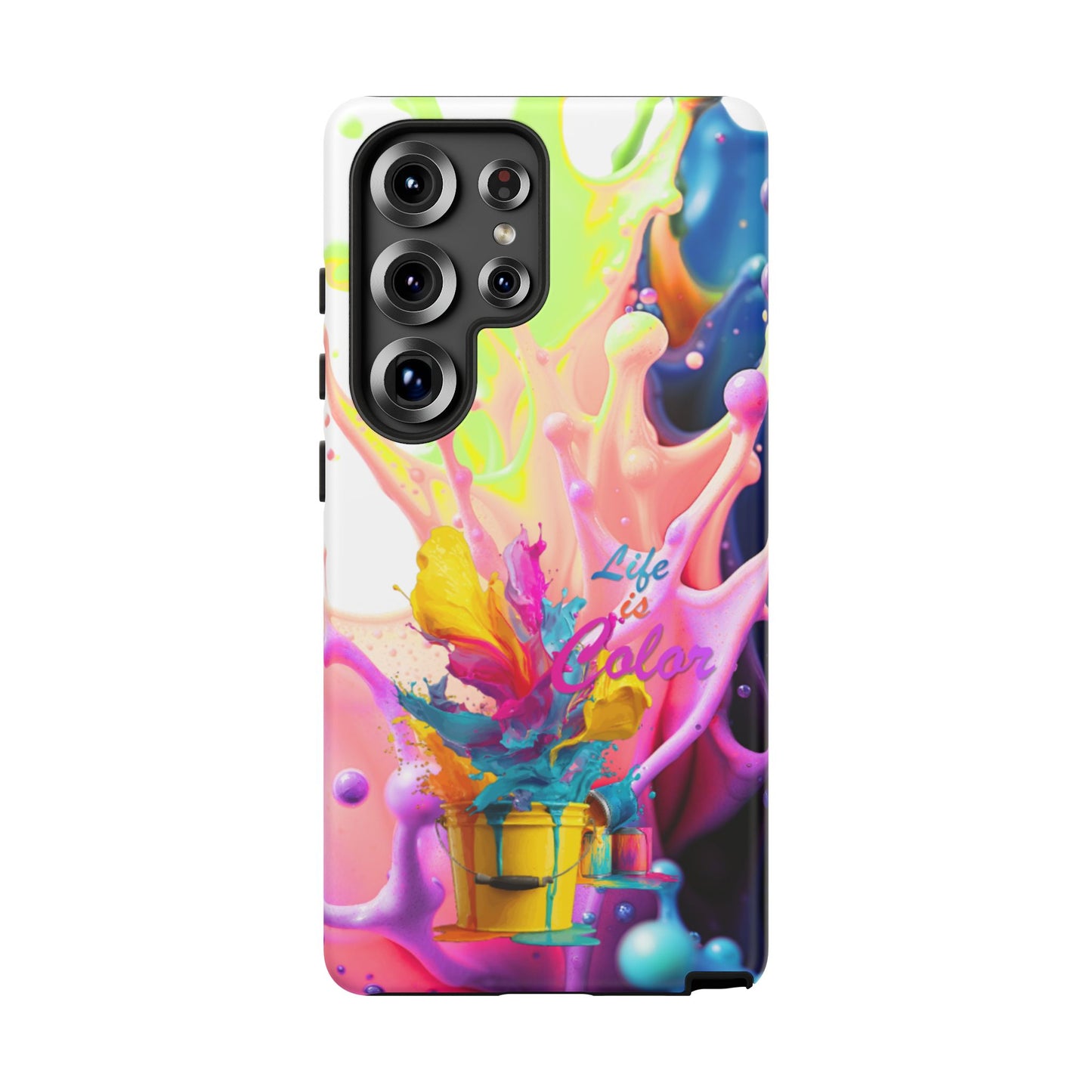 Color Splash Phone Case — “Life in Color” Protective Tough Case