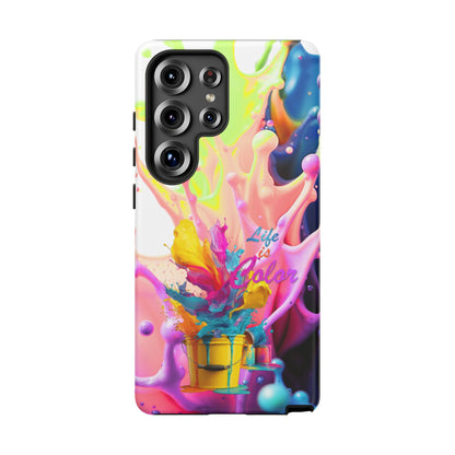 Color Splash Phone Case — “Life in Color” Protective Tough Case