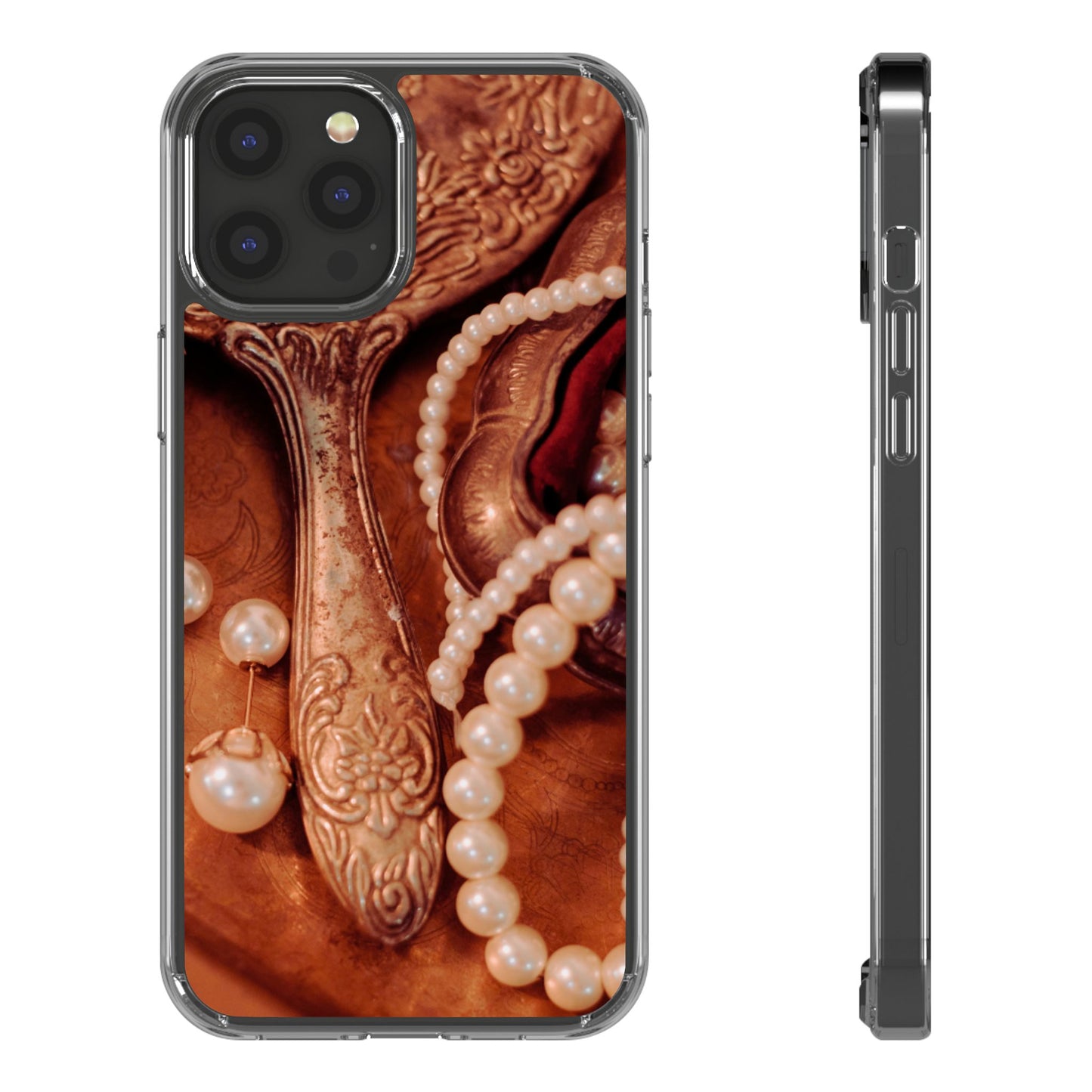 Clear Phone Case – Bronze Vanity
