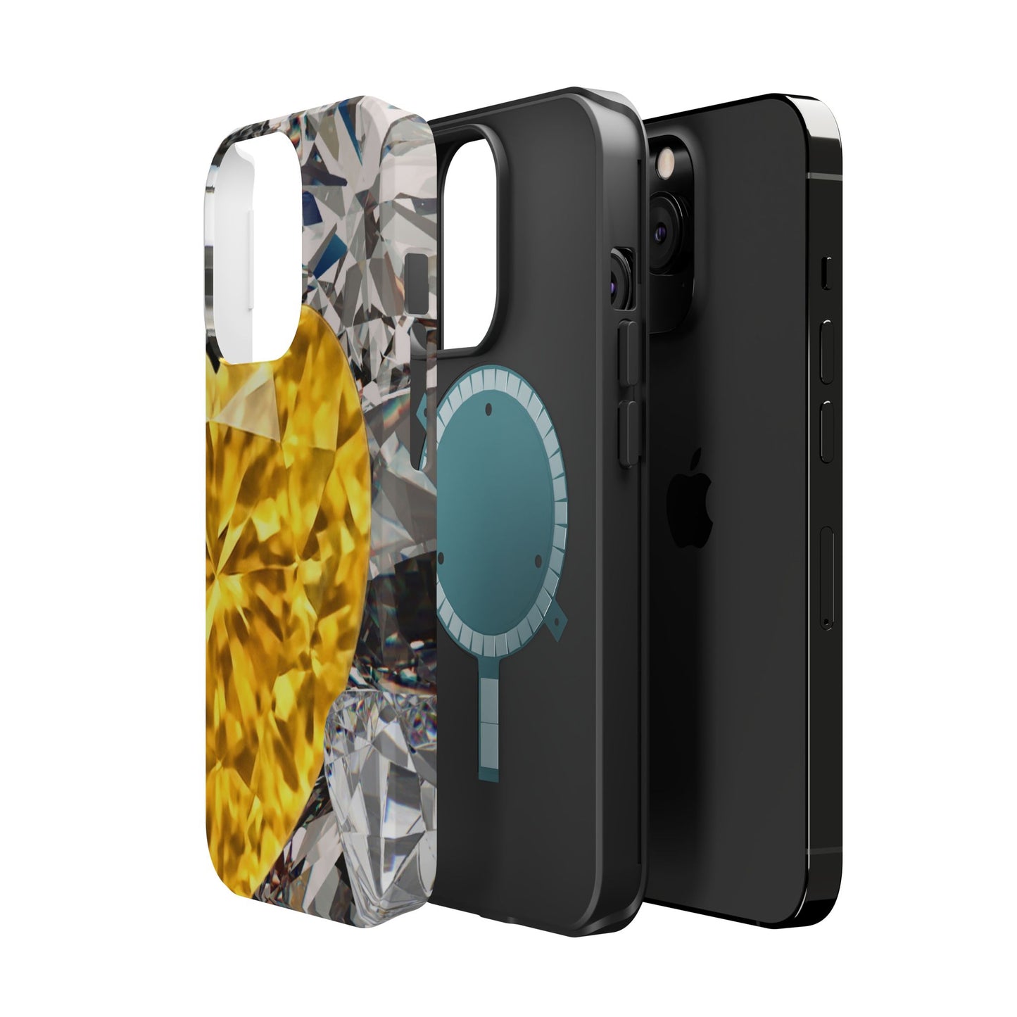 Wireless-Charging Compatible Case – Heart of Gold
