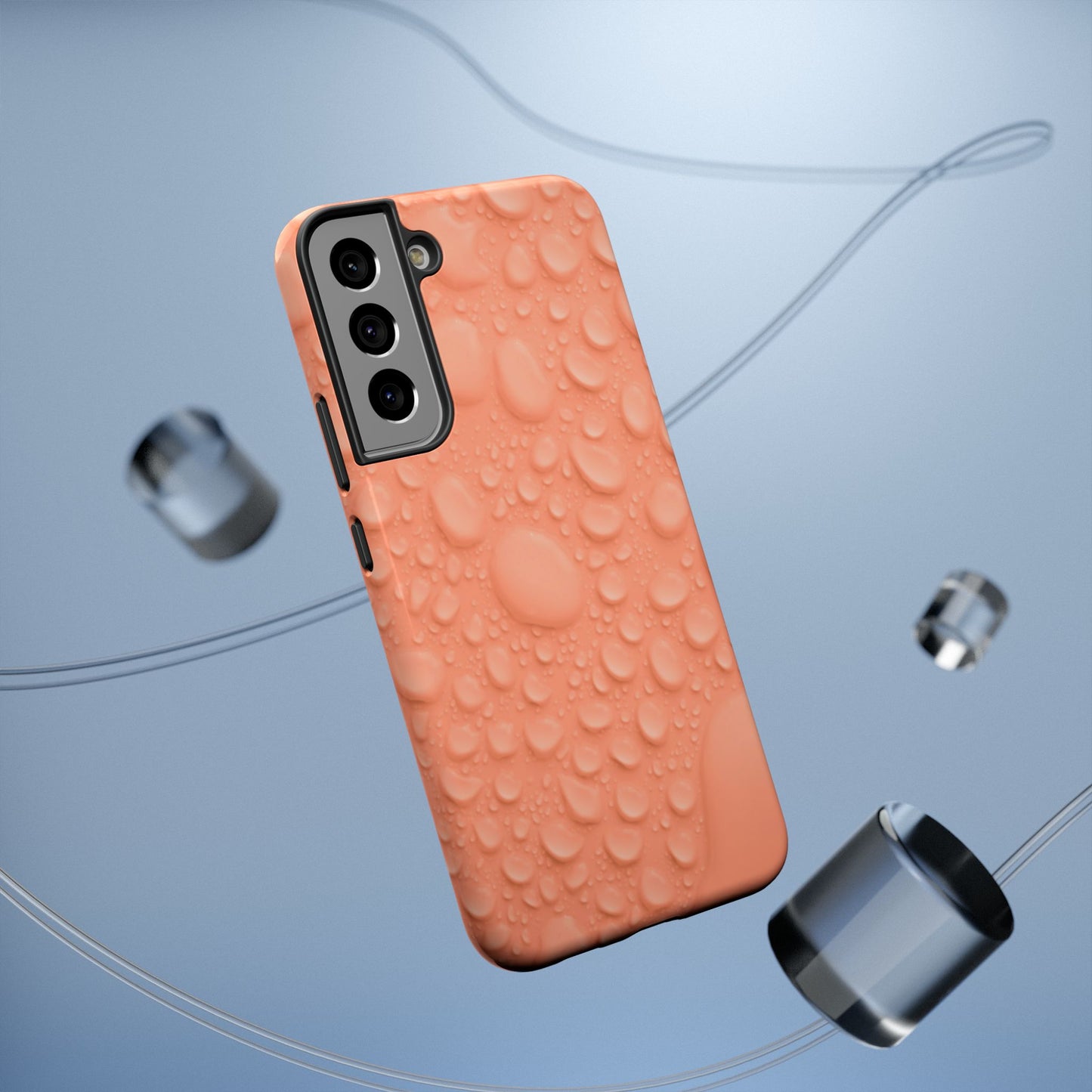 Impact-Resistant Phone Case – Apricot Rain