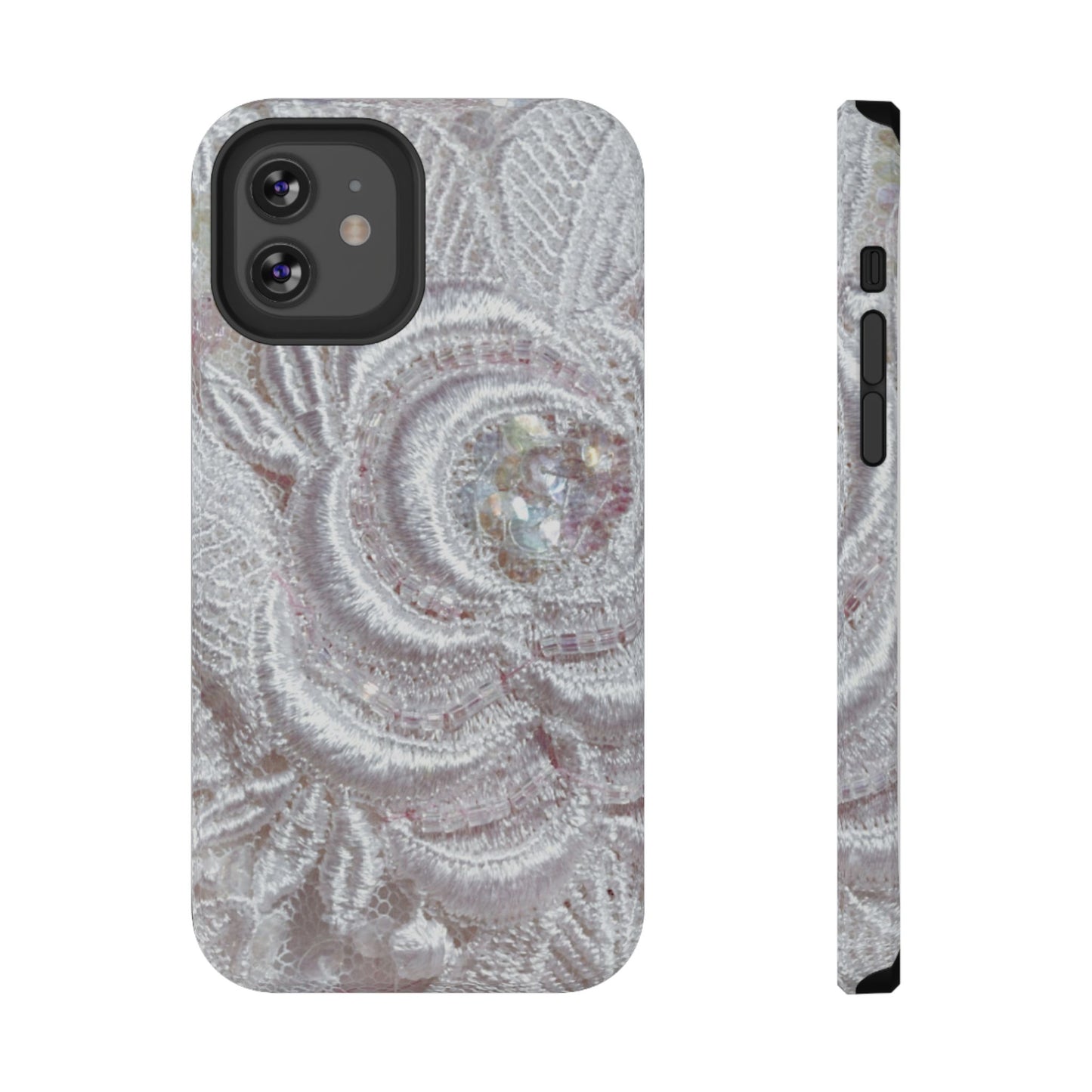 Impact-Resistant Phone Case – Lace Veil