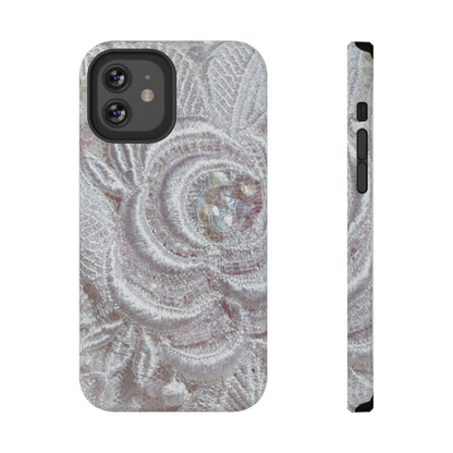 Impact-Resistant Phone Case – Lace Veil