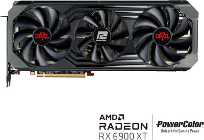 Red Devil AMD Radeon™ RX 6900 XT Gaming Graphics Card with 16GB GDDR6 Memory, Powered by AMD RDNA™ 2, Raytracing, PCI Express 4.0, HDMI 2.1, AMD Infinity Cache