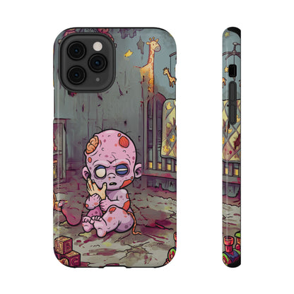 Zombie Baby Phone Case — Cute Creepy Impact-Resistant iPhone Case