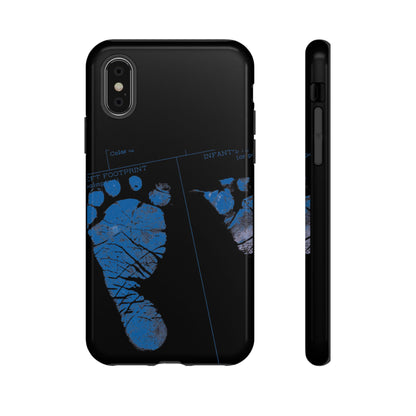 Protective Phone Case – Mom’s Little Blue Footprints