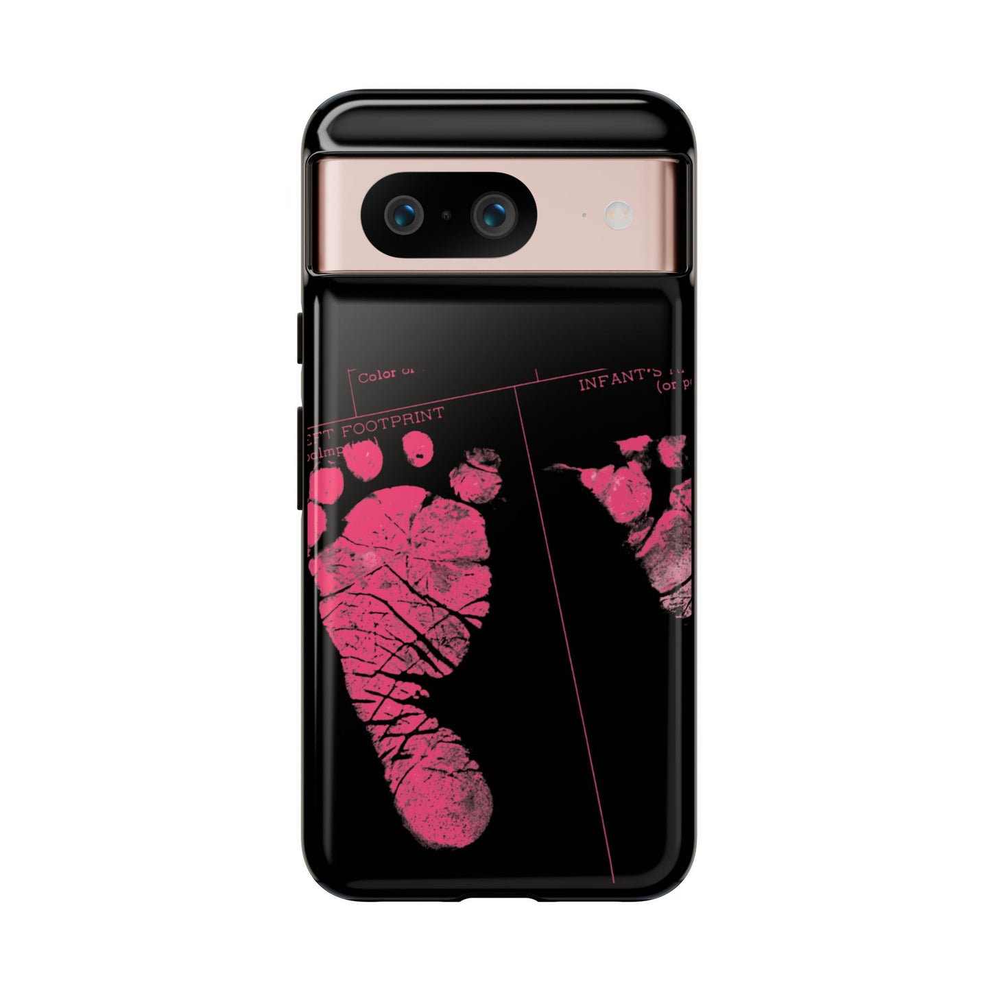 Protective Phone Case – Mom’s Little Pink Footprints