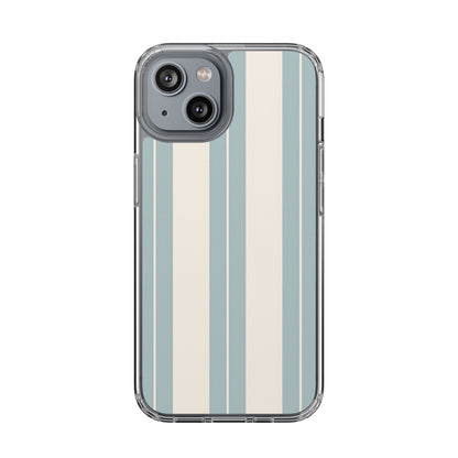 Clear Phone Case – Coastal Stripe