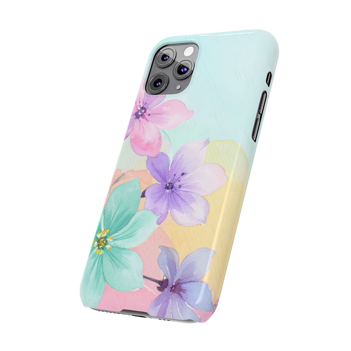 Slim Phone Case – Water Petal