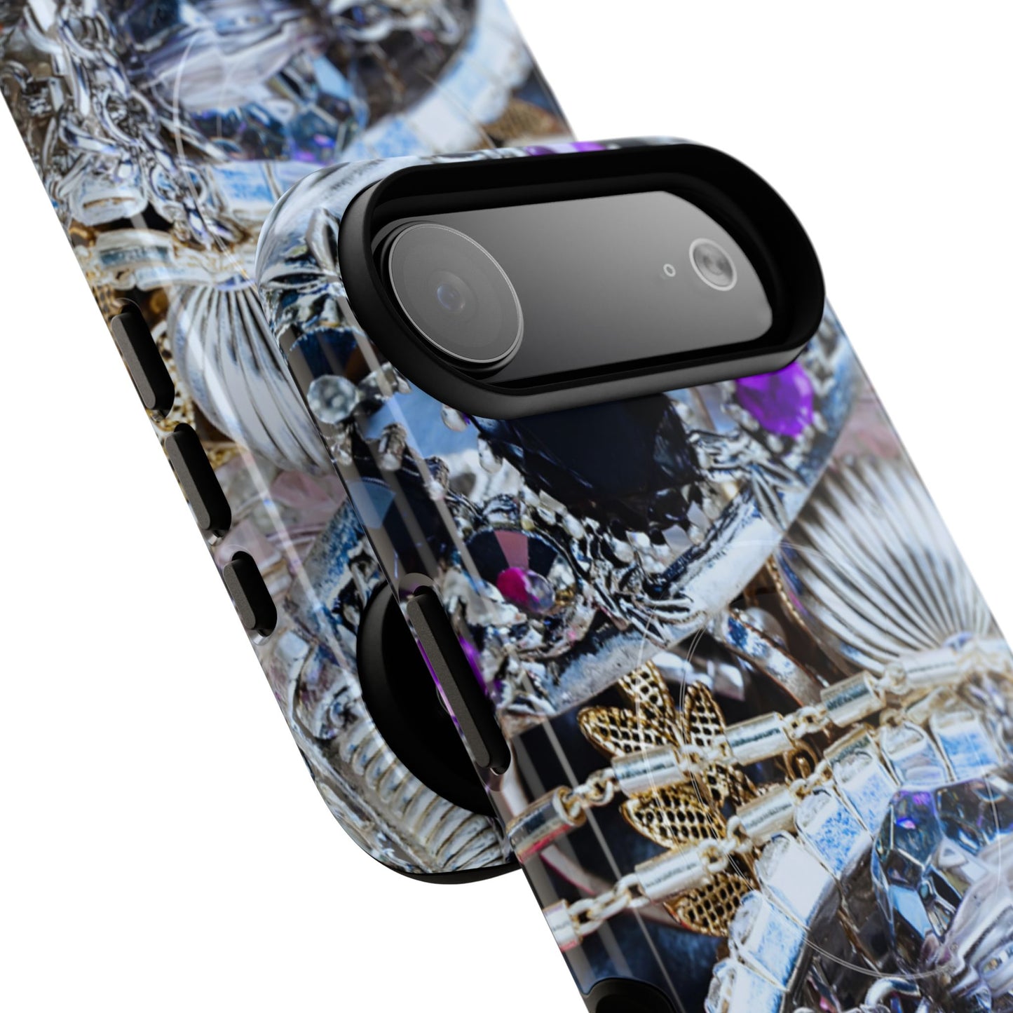 Protective Magnetic Phone Case – Chrome Jewel