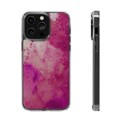 Clear Phone Case – Spilled Wine