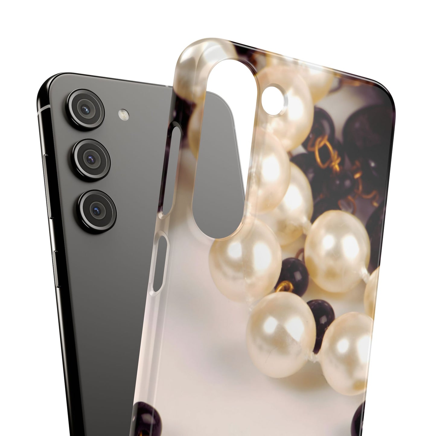 Snap Phone Case – Noir Pearl