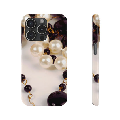 Slim Phone Case – Noir Pearl