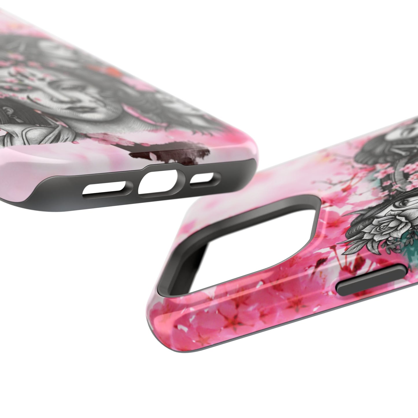 Wireless-Charging Compatible Case – Blossom & Thorn
