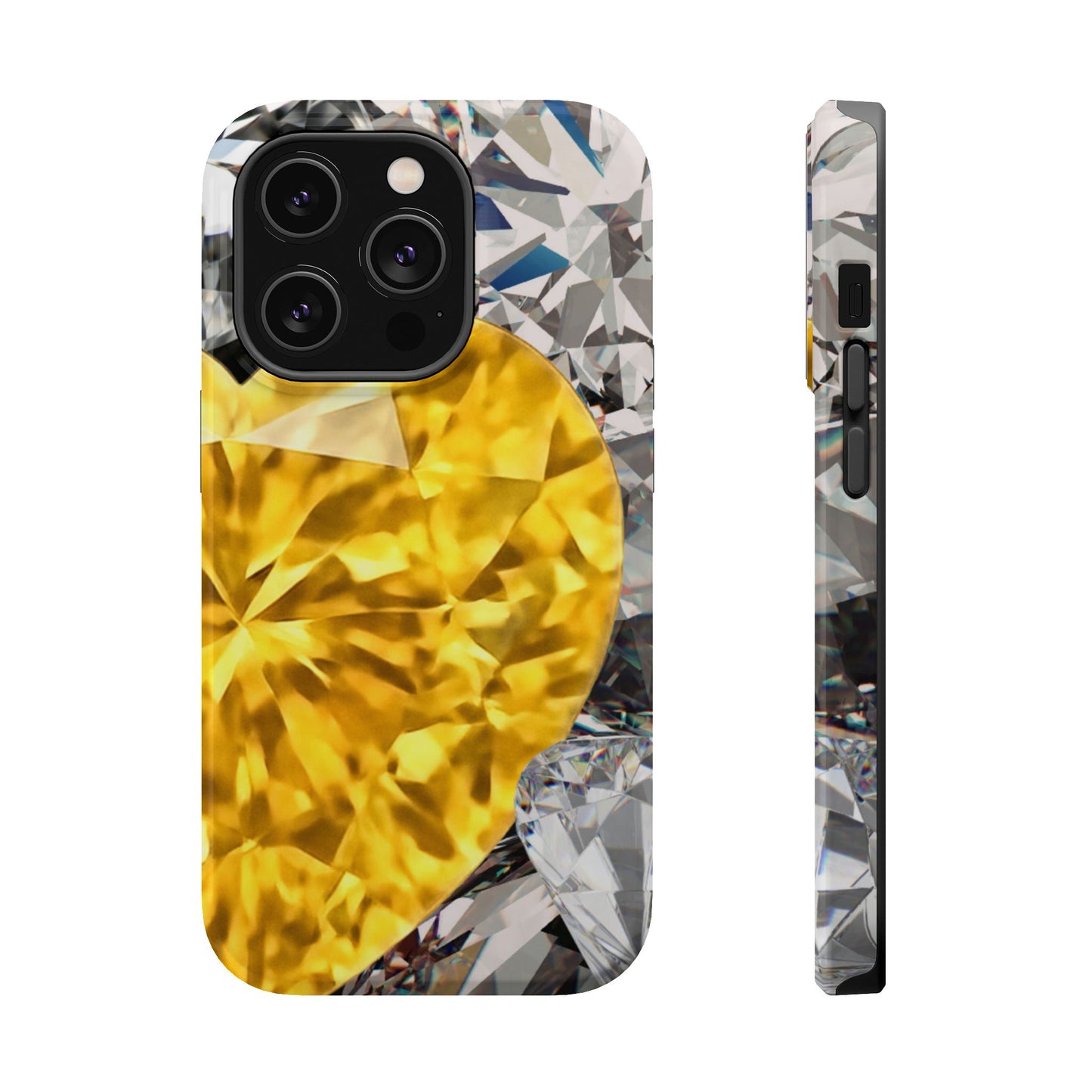 Wireless-Charging Compatible Case – Heart of Gold