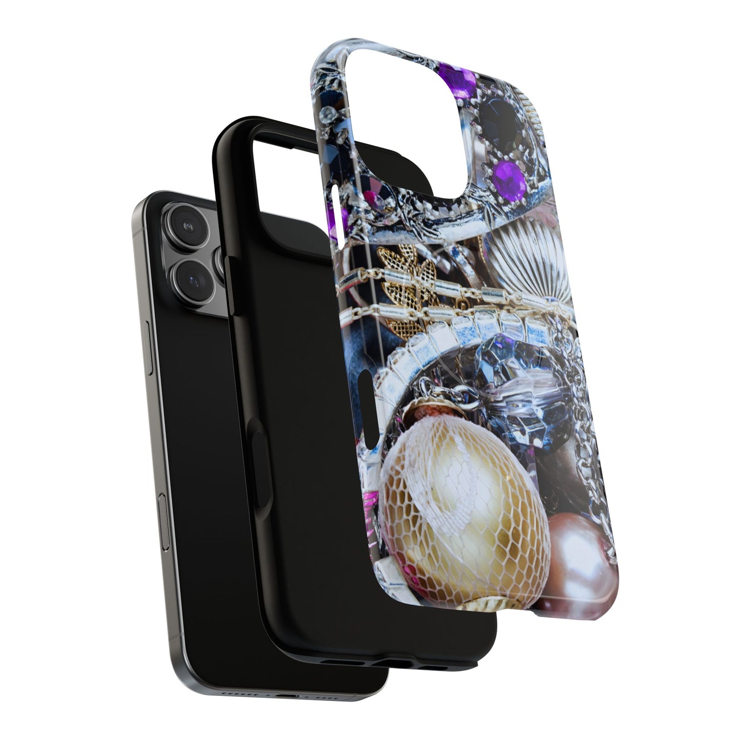 Protective Magnetic Phone Case – Chrome Jewel
