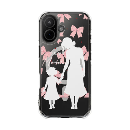 Clear Magnetic Phone Case – Best Mom: My Little Girl