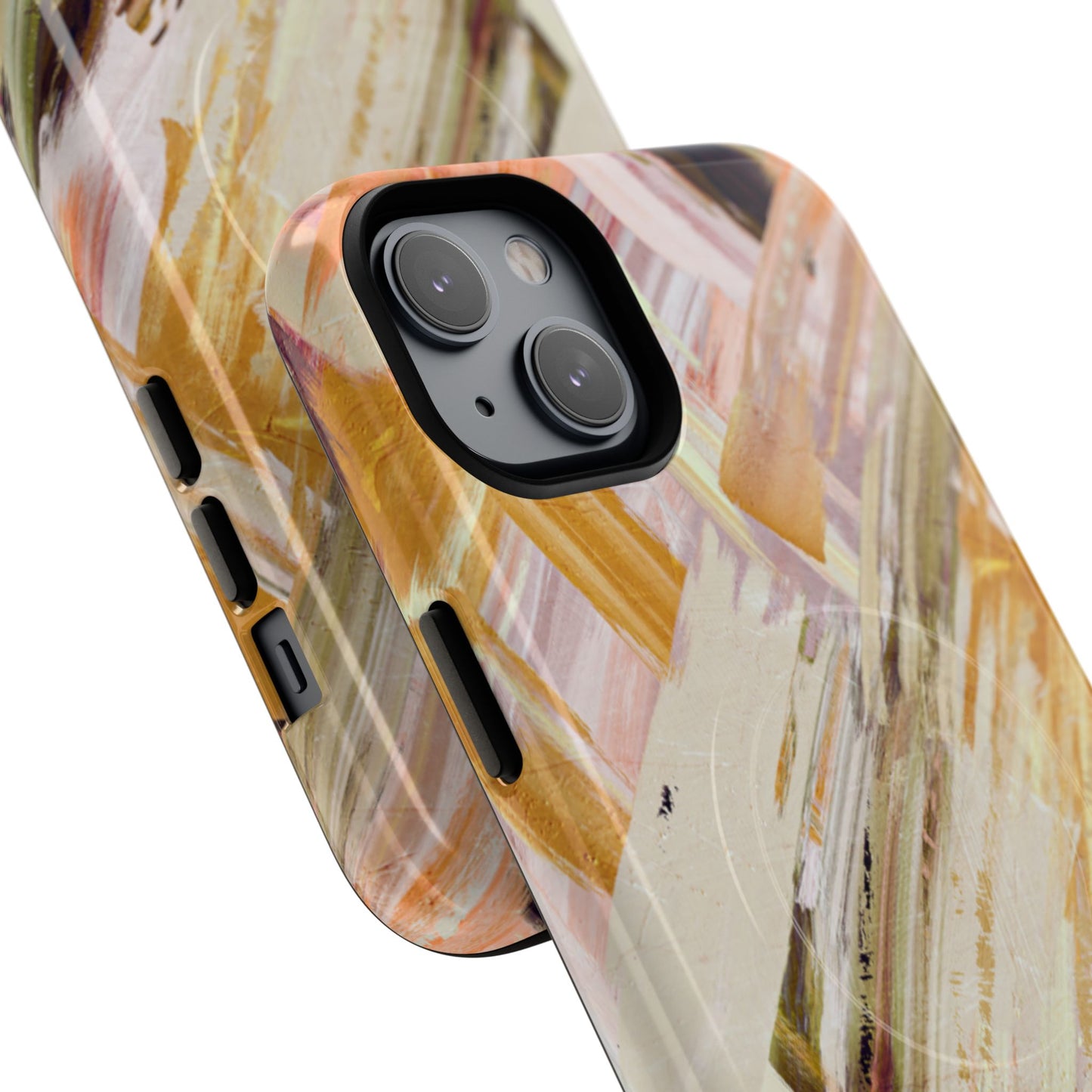 Protective Magnetic Phone Case – Brush & Bronze