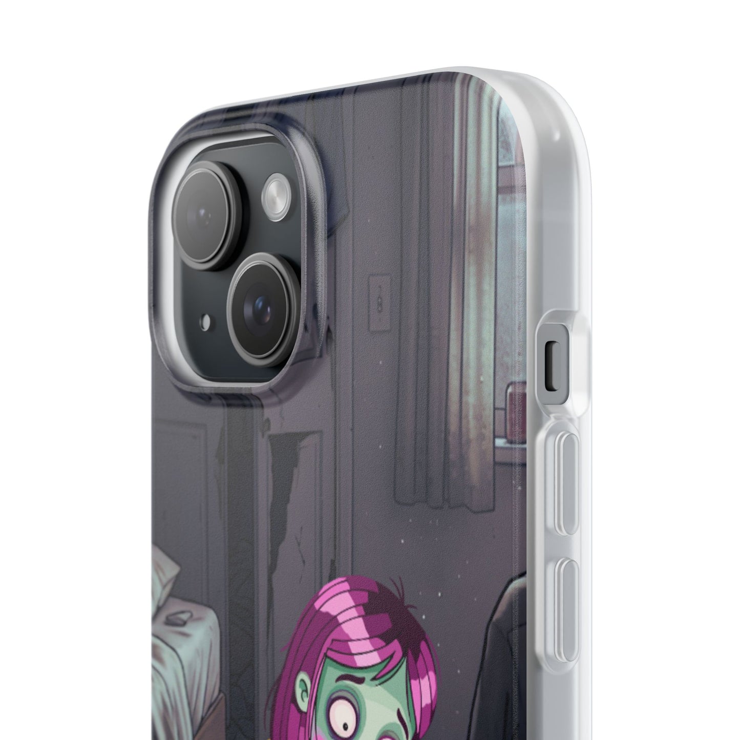 Zombie Girl Phone Case — Cute Creepy Cartoon Phone Cover