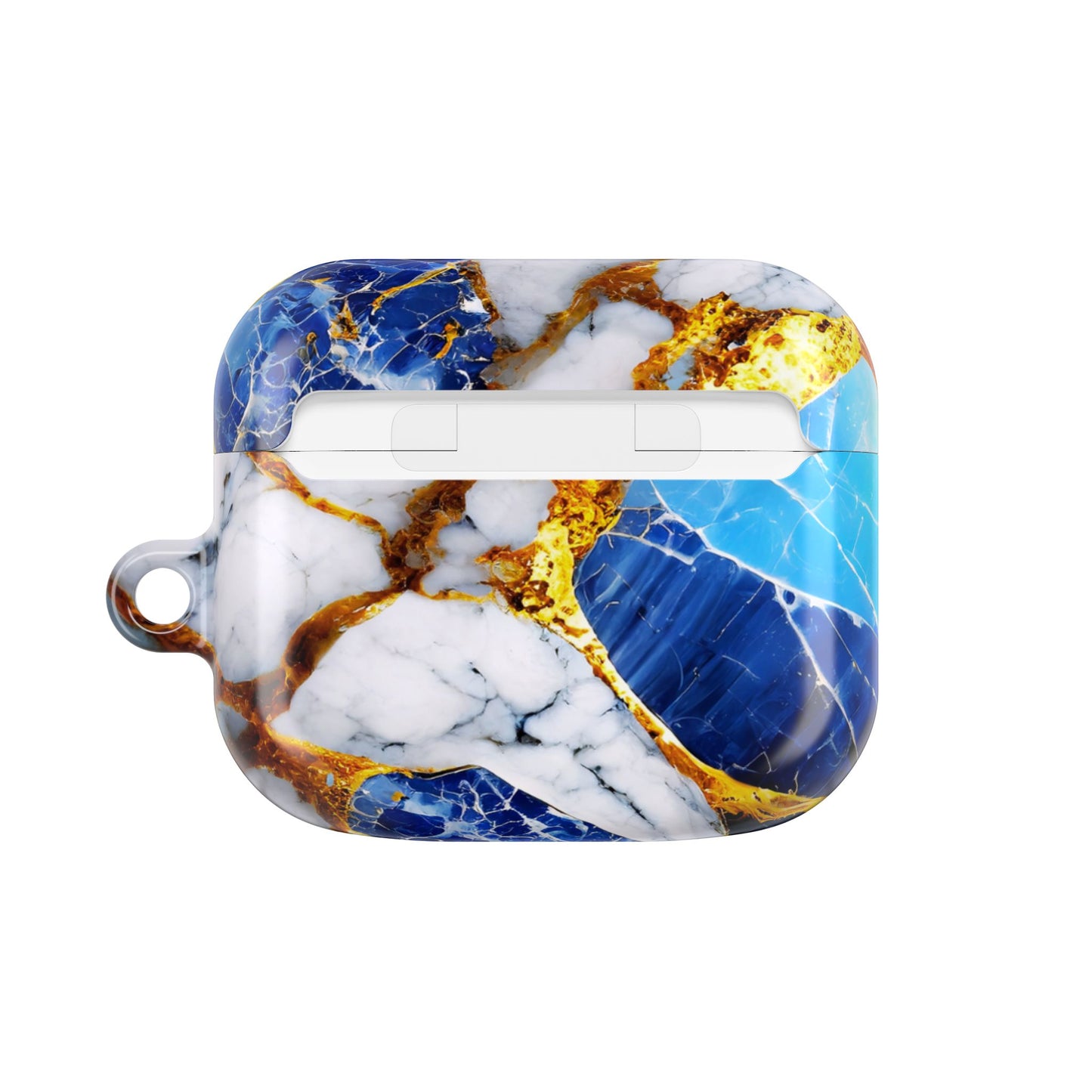 Wireless Earbud Case Cover – Sapphire Veins