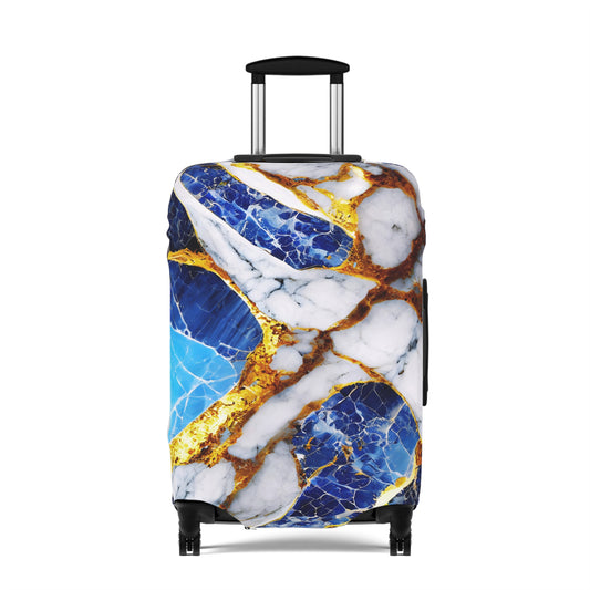 Luggage Cover – Sapphire Vein
