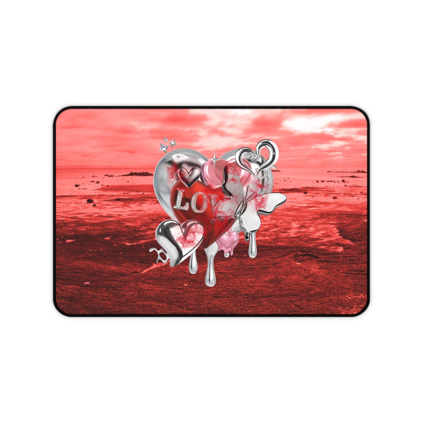 Neoprene Desk Mat – Chrome Love