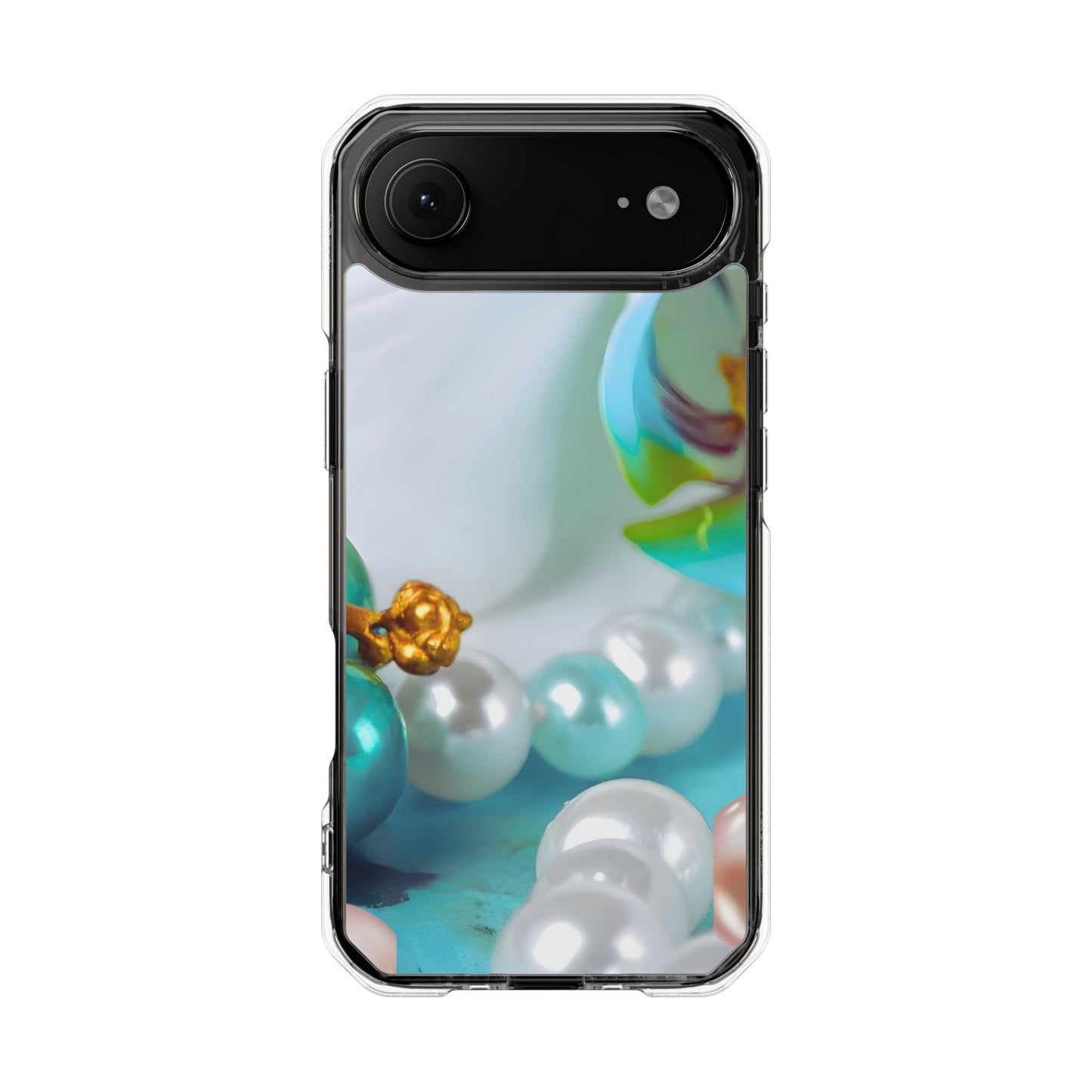 Clear Magnetic Phone Case – Mermaid's Pearl