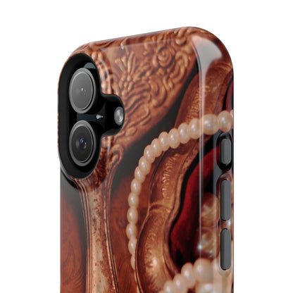 Impact-Resistant Phone Case – Bronze Vanity