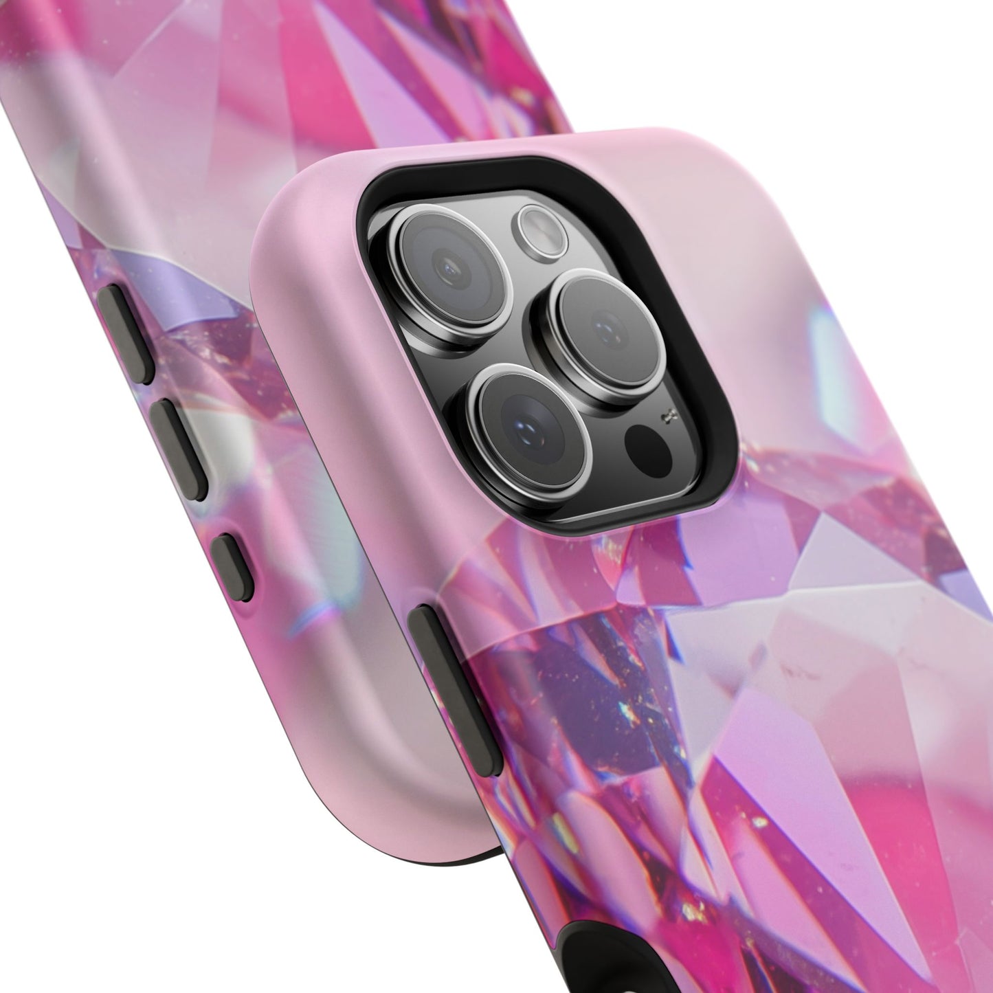 Impact-Resistant Phone Case – Pink Ice