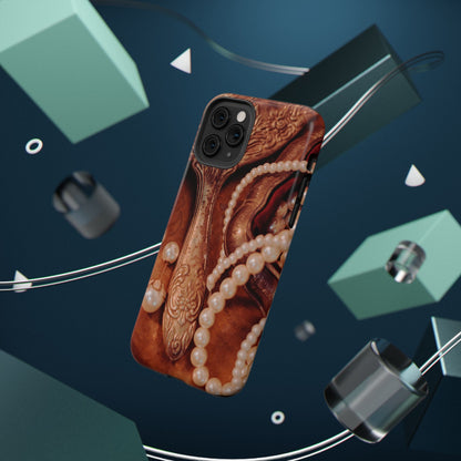 Impact-Resistant Phone Case – Bronze Vanity