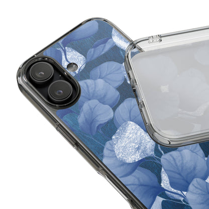 Clear Phone Case – October Blues – Compatible with iPhone 13–17 & Samsung Galaxy S25–S26 Series