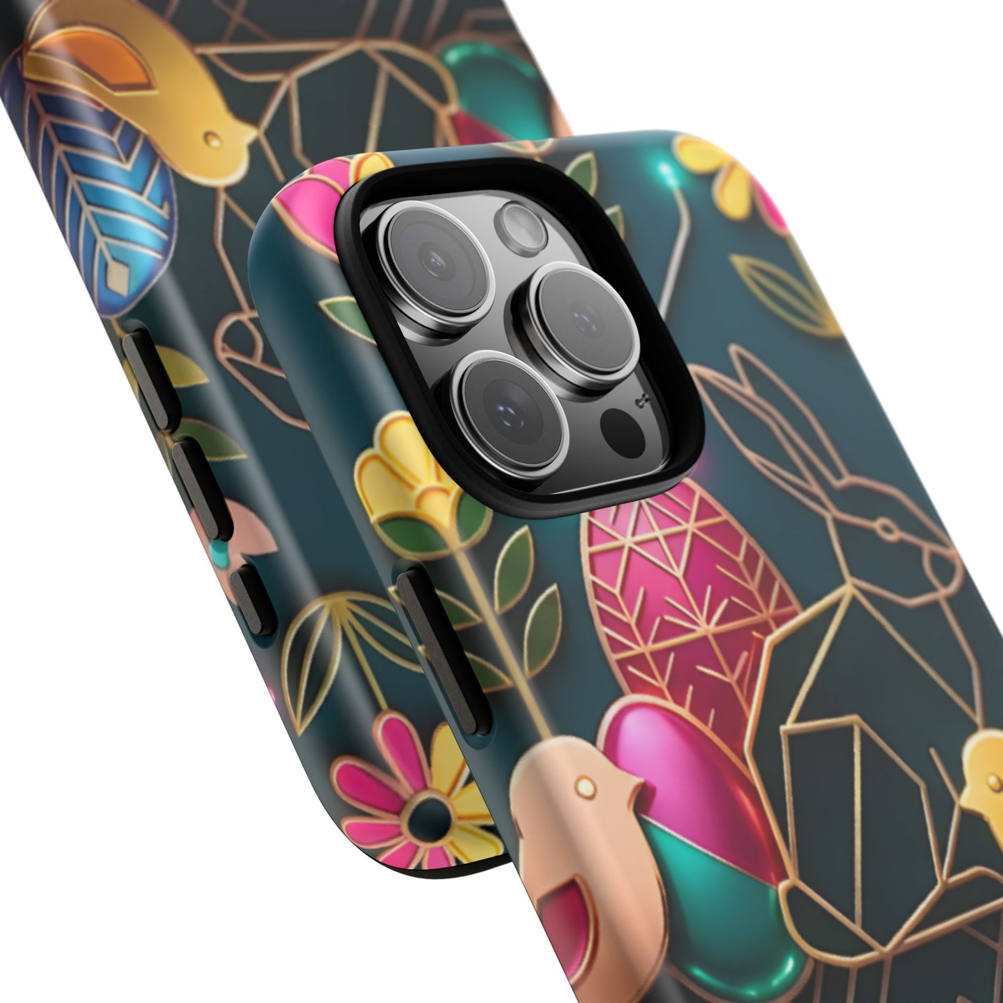 Protective Phone Case – Jeweled Garden