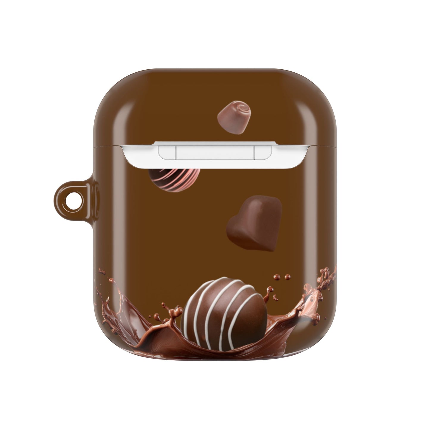 Wireless Earbud Case Cover – Chocolate Truffle