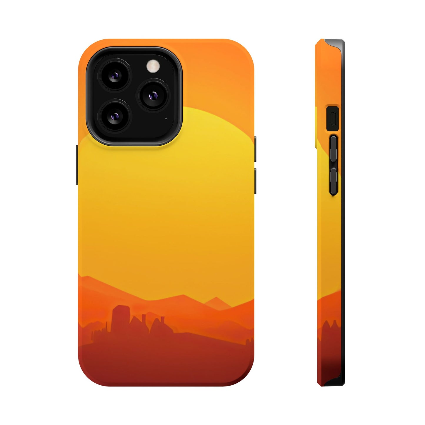 Wireless-Charging Compatible Case – Desert Sunrise