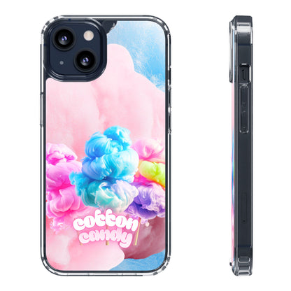 Clear Phone Case – Cotton Candy Dream