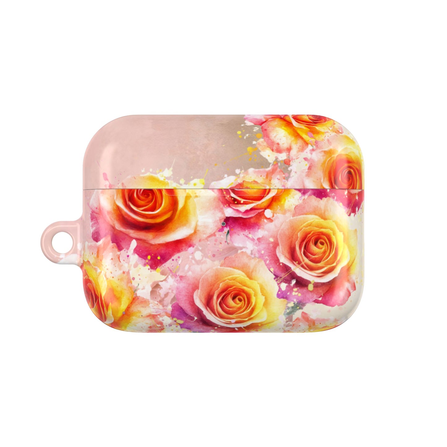 Earbud Case Cover – Sunset Roses