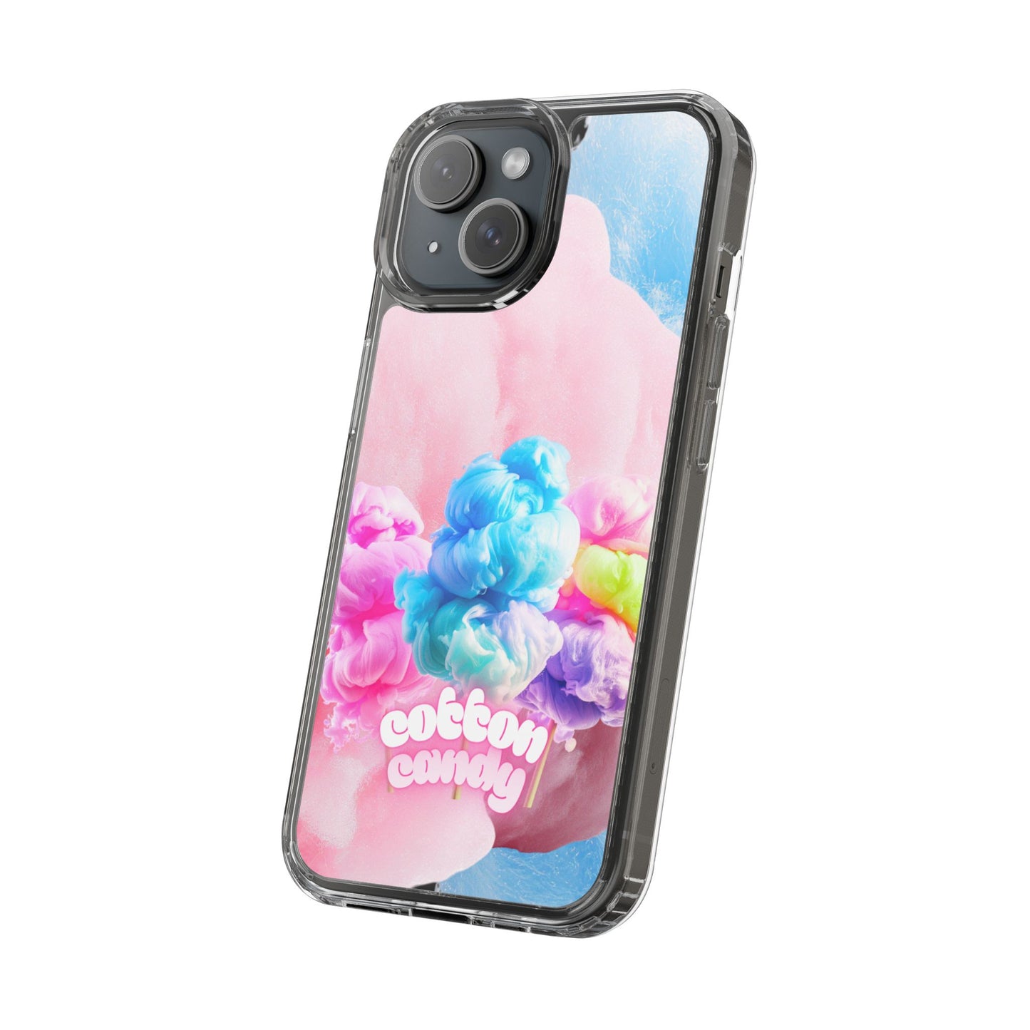 Clear Phone Case – Cotton Candy Dream