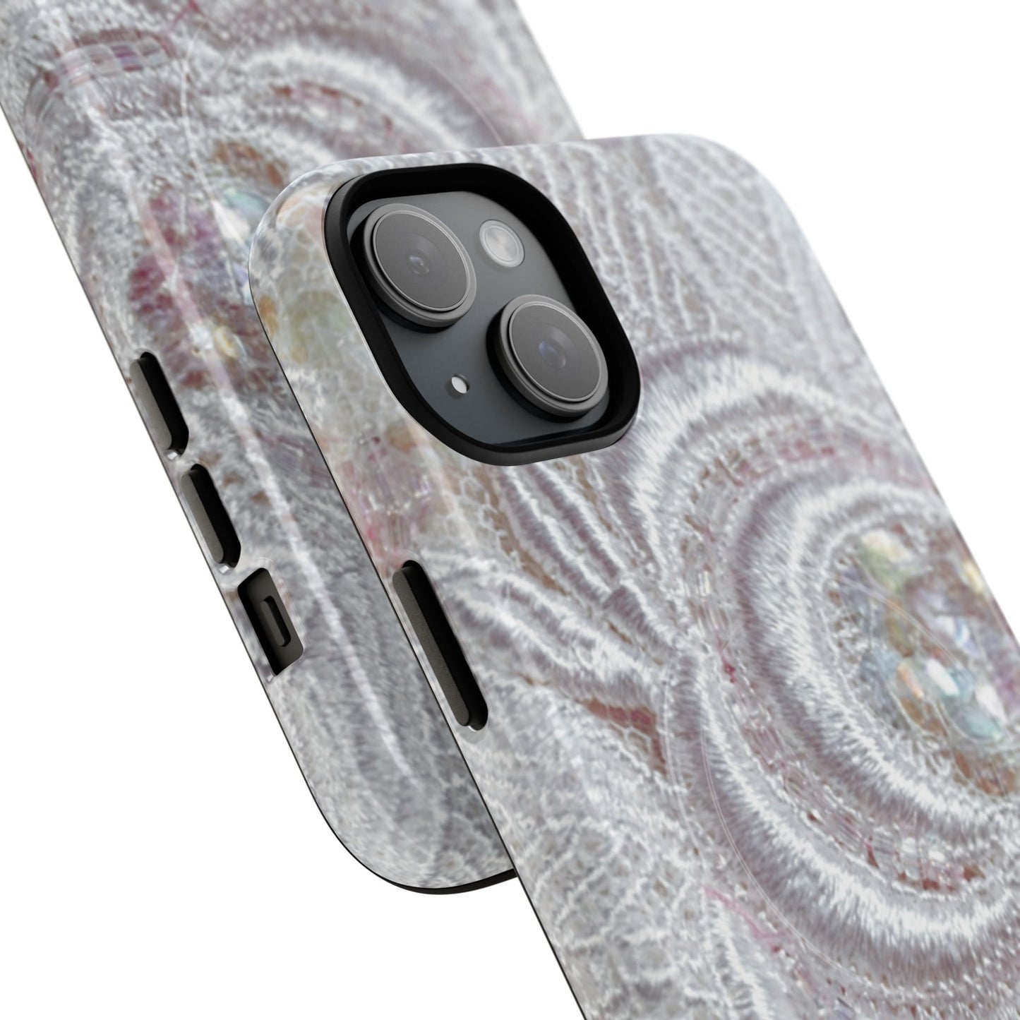 Protective Magnetic Phone Case – Lace Veil