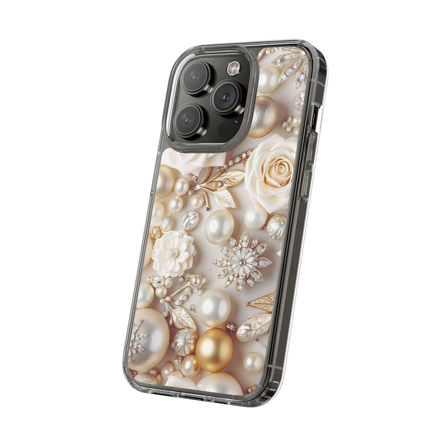 Clear Phone Case – Ivory Opulence