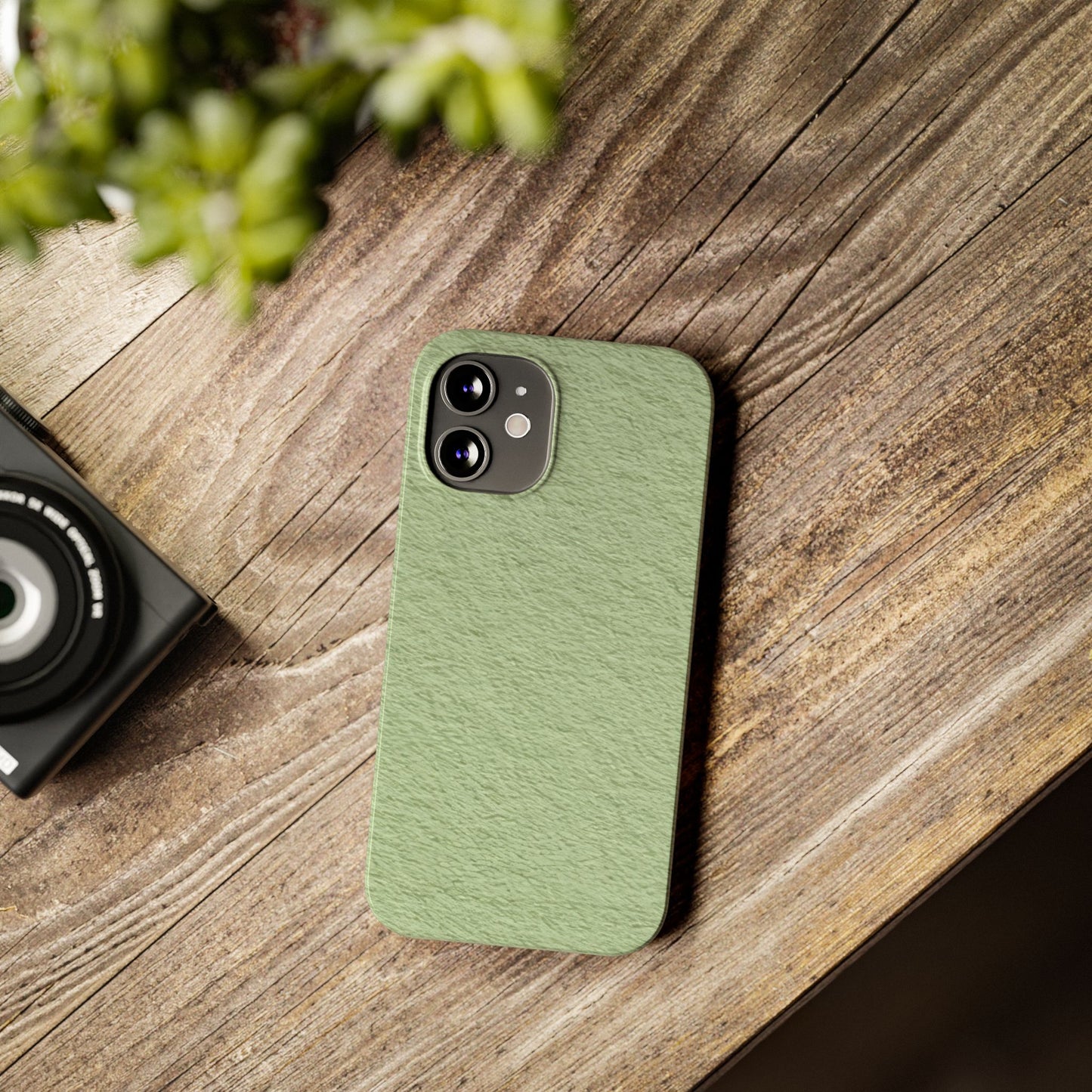 Slim Phone Case – Matcha Wash
