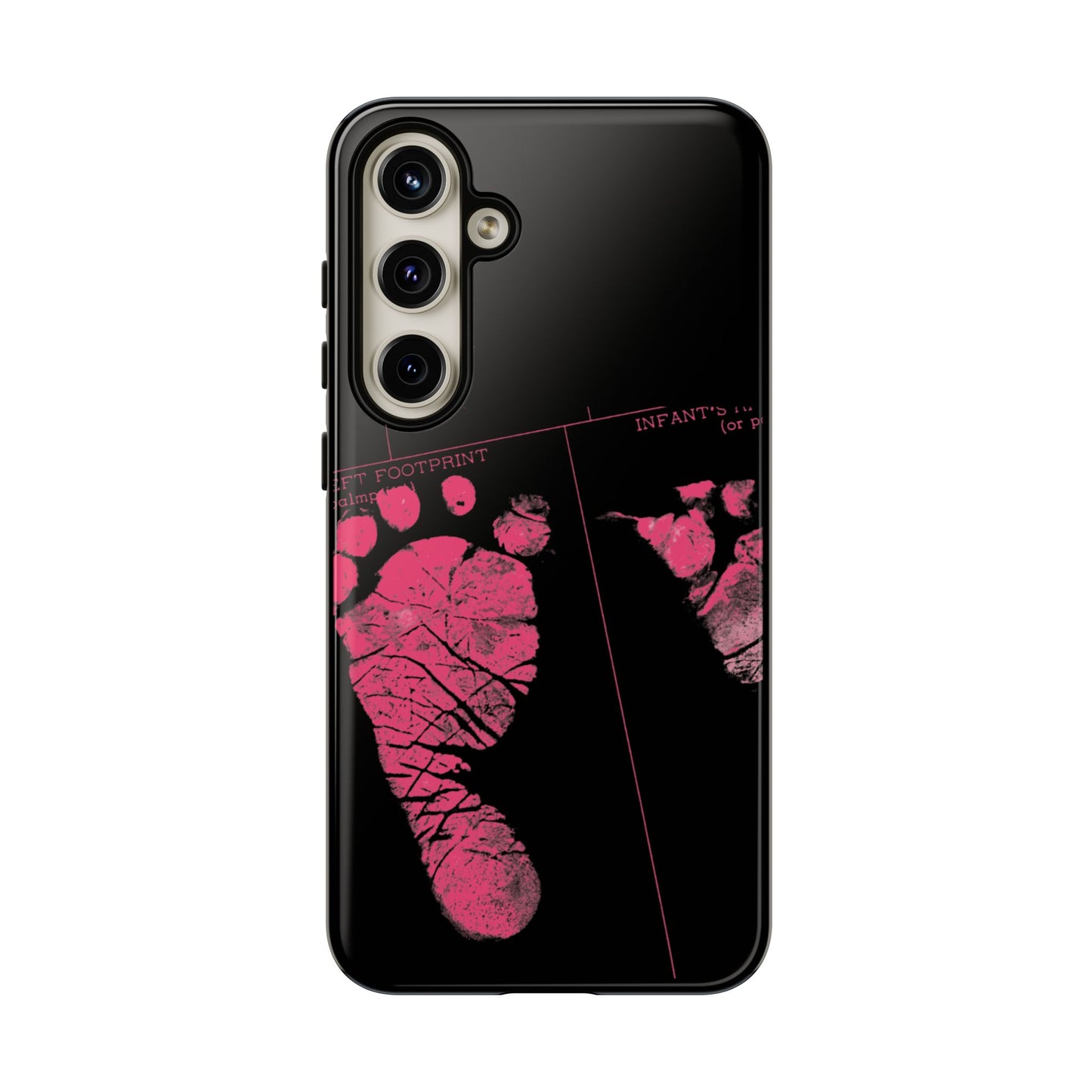 Protective Phone Case – Mom’s Little Pink Footprints
