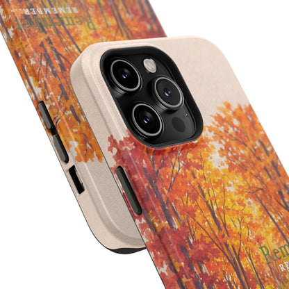 Impact-Resistant Phone Case – Autumn Remembered – Compatible with iPhone 11–17 & Samsung Galaxy S22–S26 Series