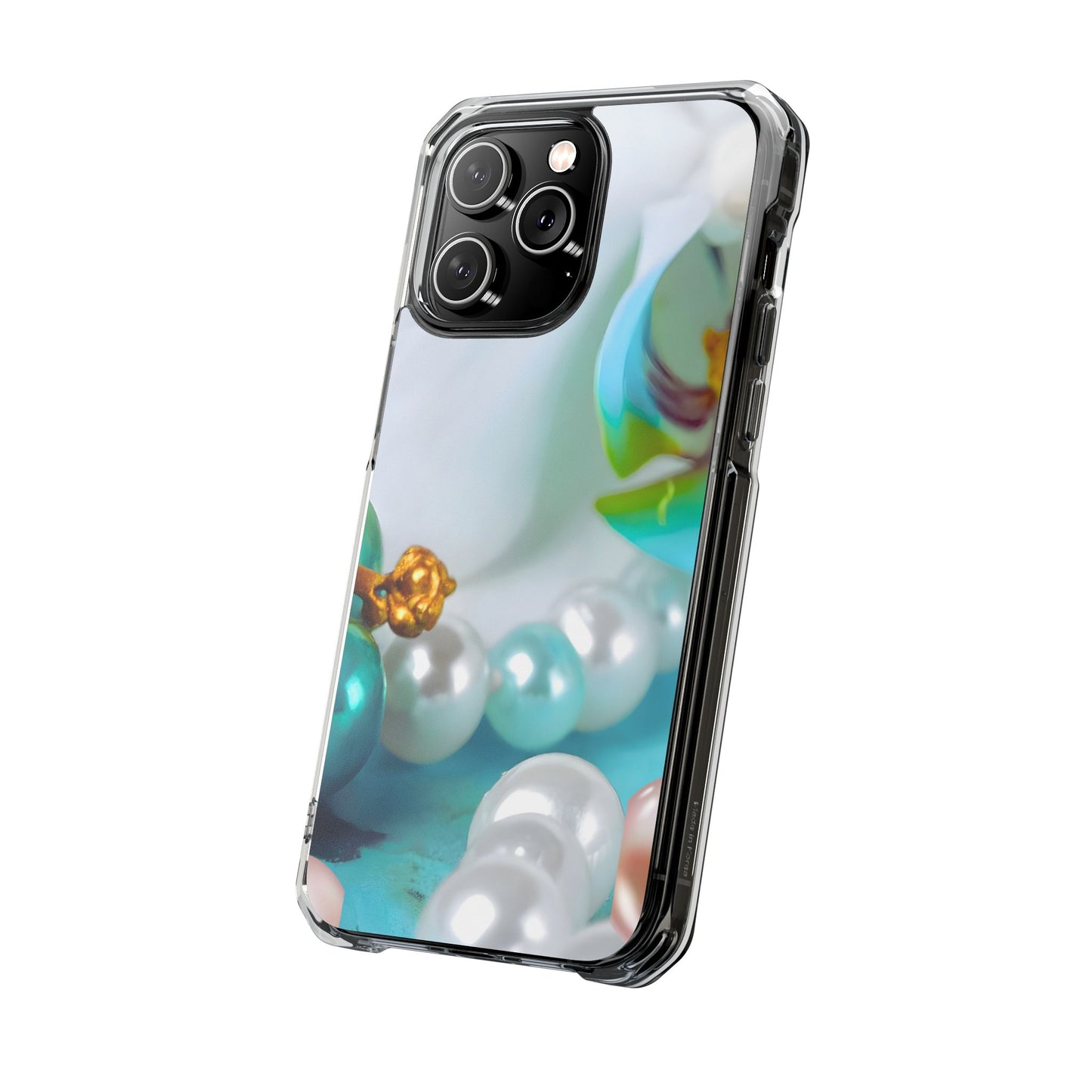 Clear Magnetic Phone Case – Mermaid's Pearl