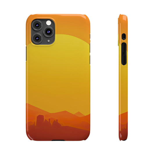 Slim Phone Case – Desert Sunrise
