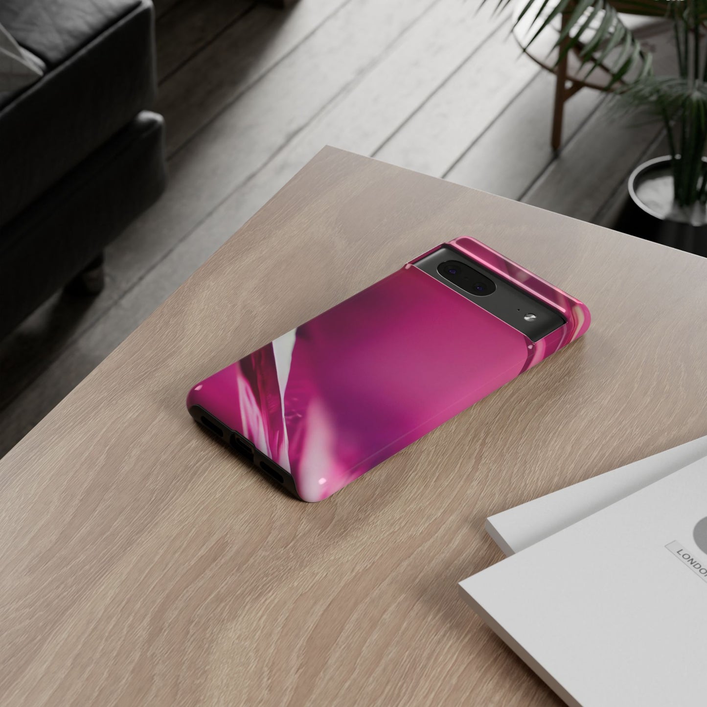 Protective Phone Case – Magenta Motion