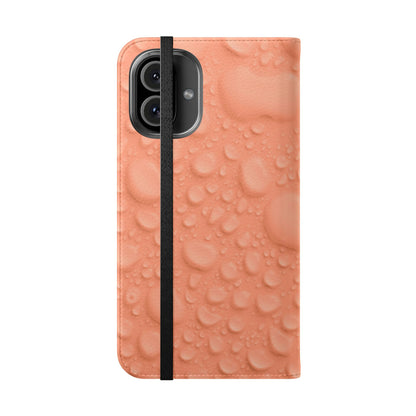 Flip Case - Apricot Rain