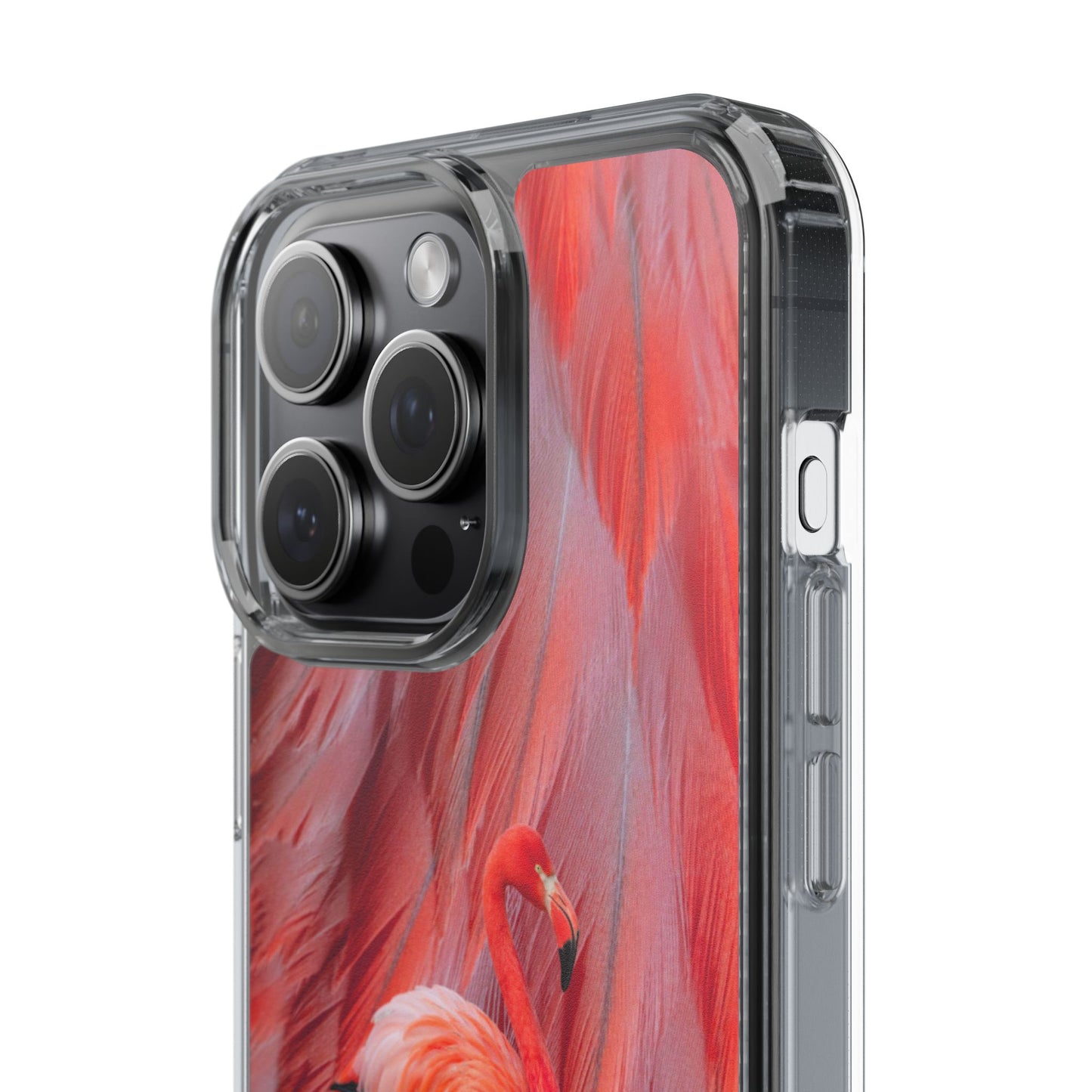 Clear Phone Case – Scarlet Plume